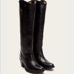 Frye Jackie Button black boots 8.5